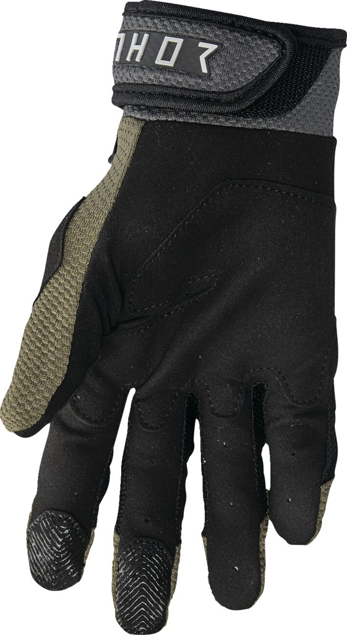 THOR Terrain Crosshandskar Army Green/ Svart/ Charcoal - 2