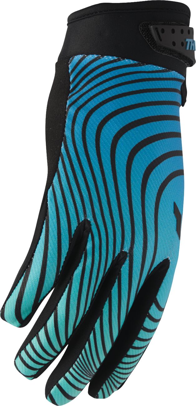 Gants LAUNCHMODE Identity THOR Noir/ Teal - 4