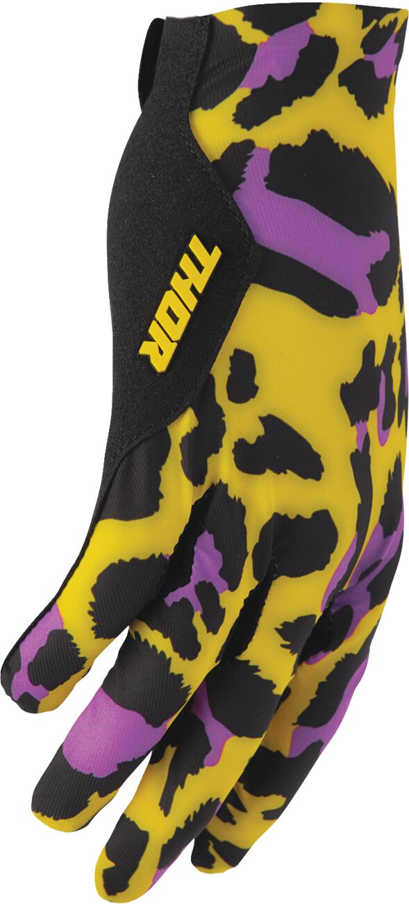 THOR SPORTMODE Cheetah Crosshansker Sort/ Lilla/ Gul - 4
