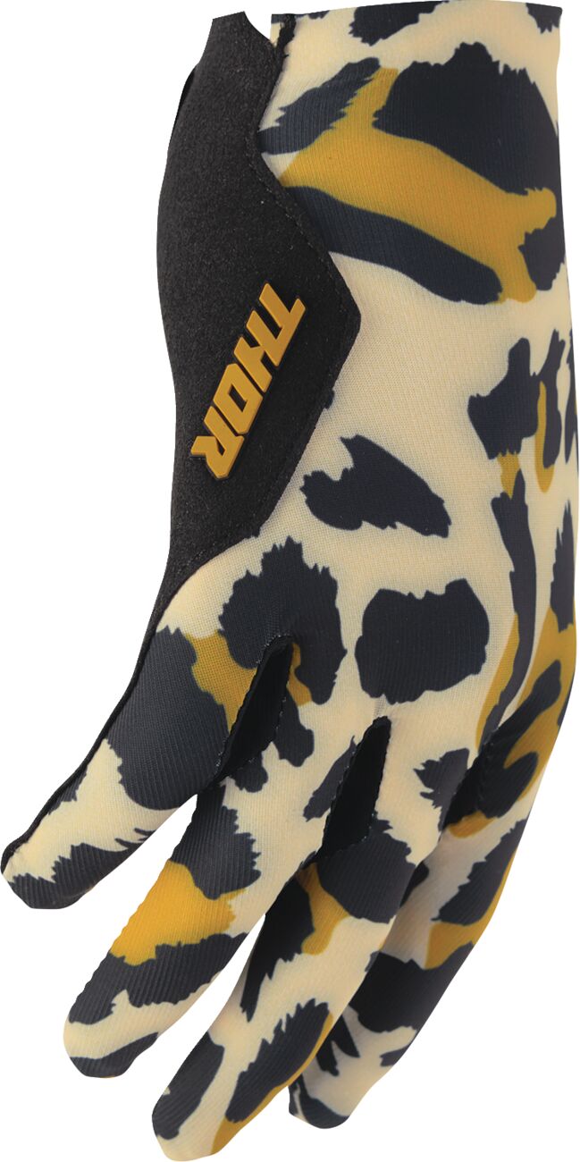 THOR Women's SPORTMODE Cheetah Crosshandskar Svart/ Orange/ Brun - 3