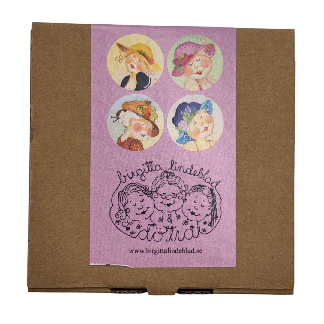 Birgitta Lindeblad Glasunderlägg 4-Pack - Mina Damer - 2