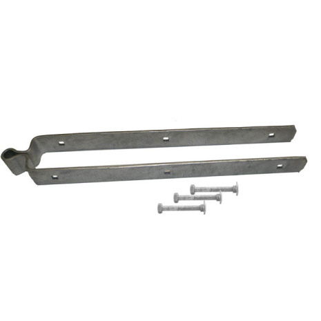 Hinge for wooden gate 600 mm incl. screw, builds approx. 10 cm