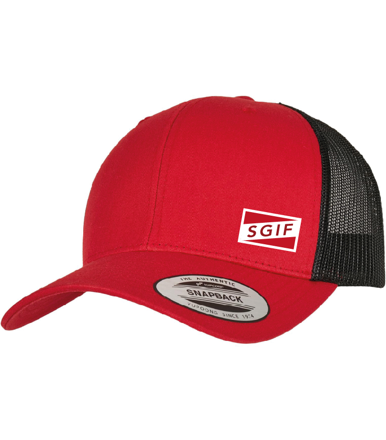 Keps Retro Trucker - SUPPORTER (Skivarps GIF)