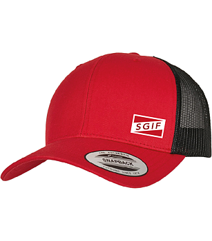 Keps Retro Trucker - SUPPORTER (Skivarps GIF)