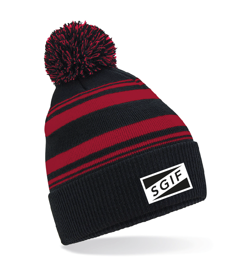 Pompom Mössa - SUPPORTER (Skivarps GIF)