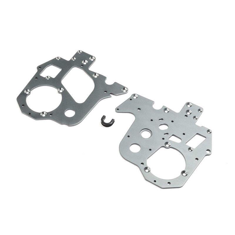 LOSI Chassis Plate Set, Aluminum: PM-MX/SM