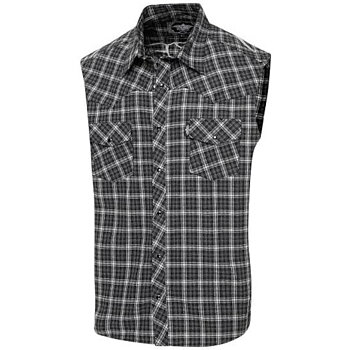 Jacob  westernskjorta utan ärm broderad longhorn