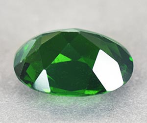Gema de diópsido de cromo natural suelta, calibrada, de alta calidad, de 7 x 5 mm, de 0,83 ct - 2