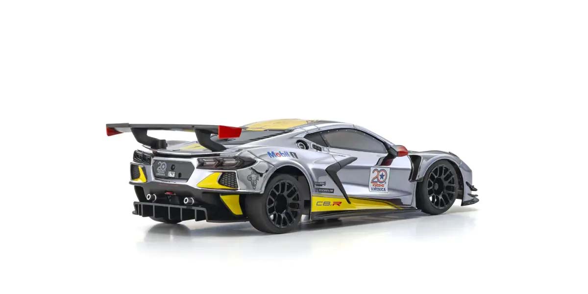 Kyosho K.32356CRY Mini-Z MR04 RWD Corvette C8-R Chrome 20th Anni (W-MM/KT531P) - 2