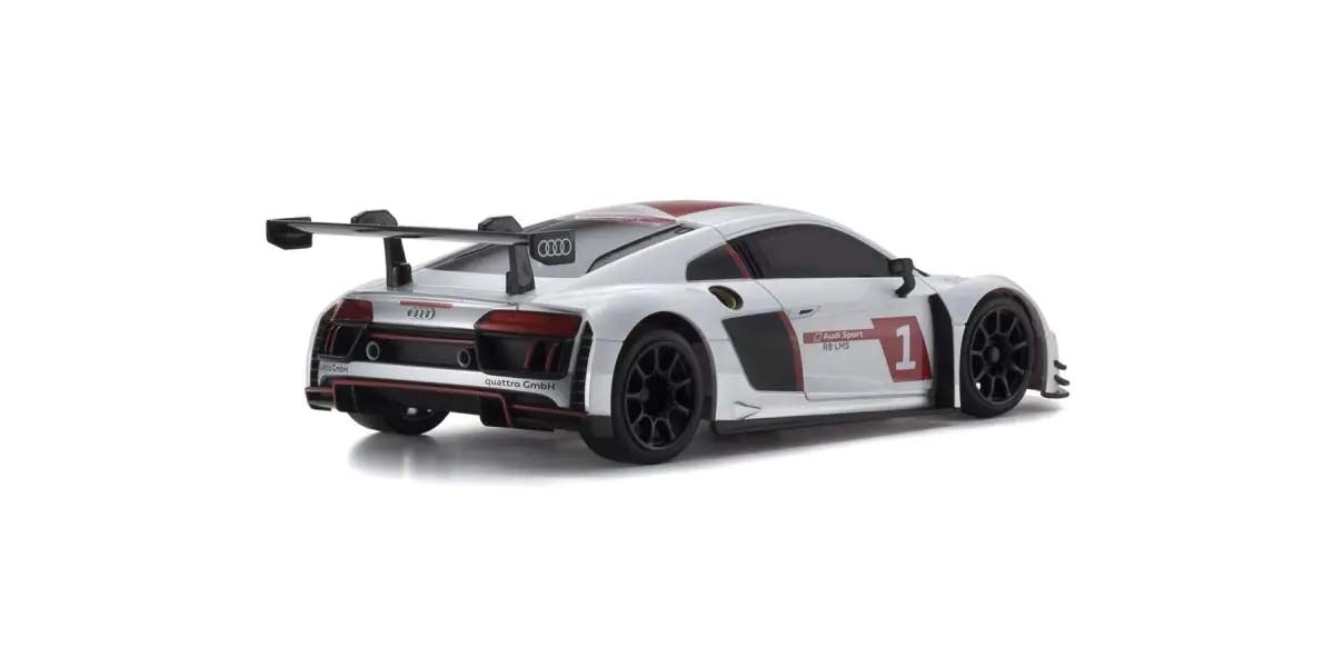 Kyosho K.32357AS Mini-Z MR04 RWD Audi R8 LMS 2015 White (W-MM/KT531P) - 2