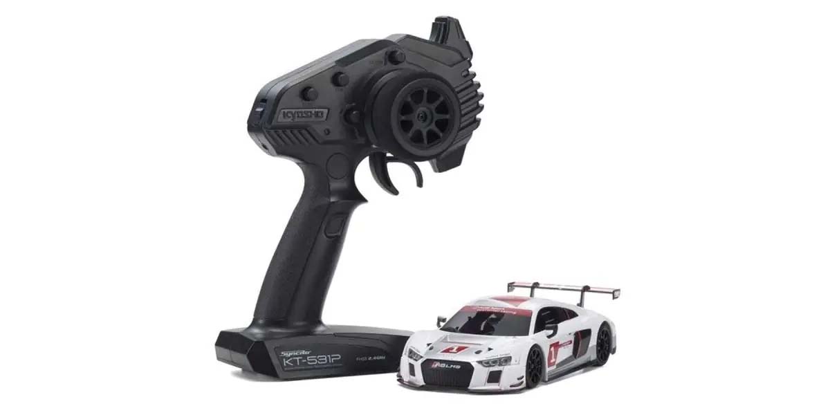 Kyosho K.32357AS Mini-Z MR04 RWD Audi R8 LMS 2015 White (W-MM/KT531P) - 3