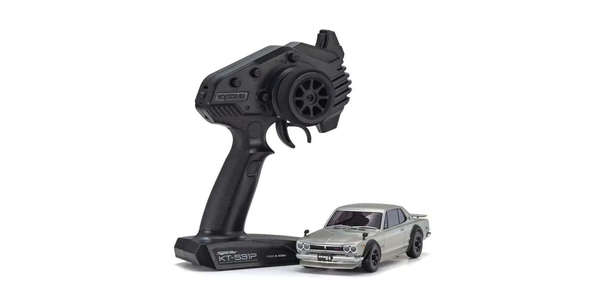 Kyosho K.32359S Mini-Z MR04 RWD Skyline 2000GT-R KPGC10 Silver (N-MM2/KT531P) - 3
