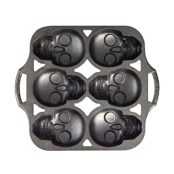 Lodge Skull Mini Cake Pan