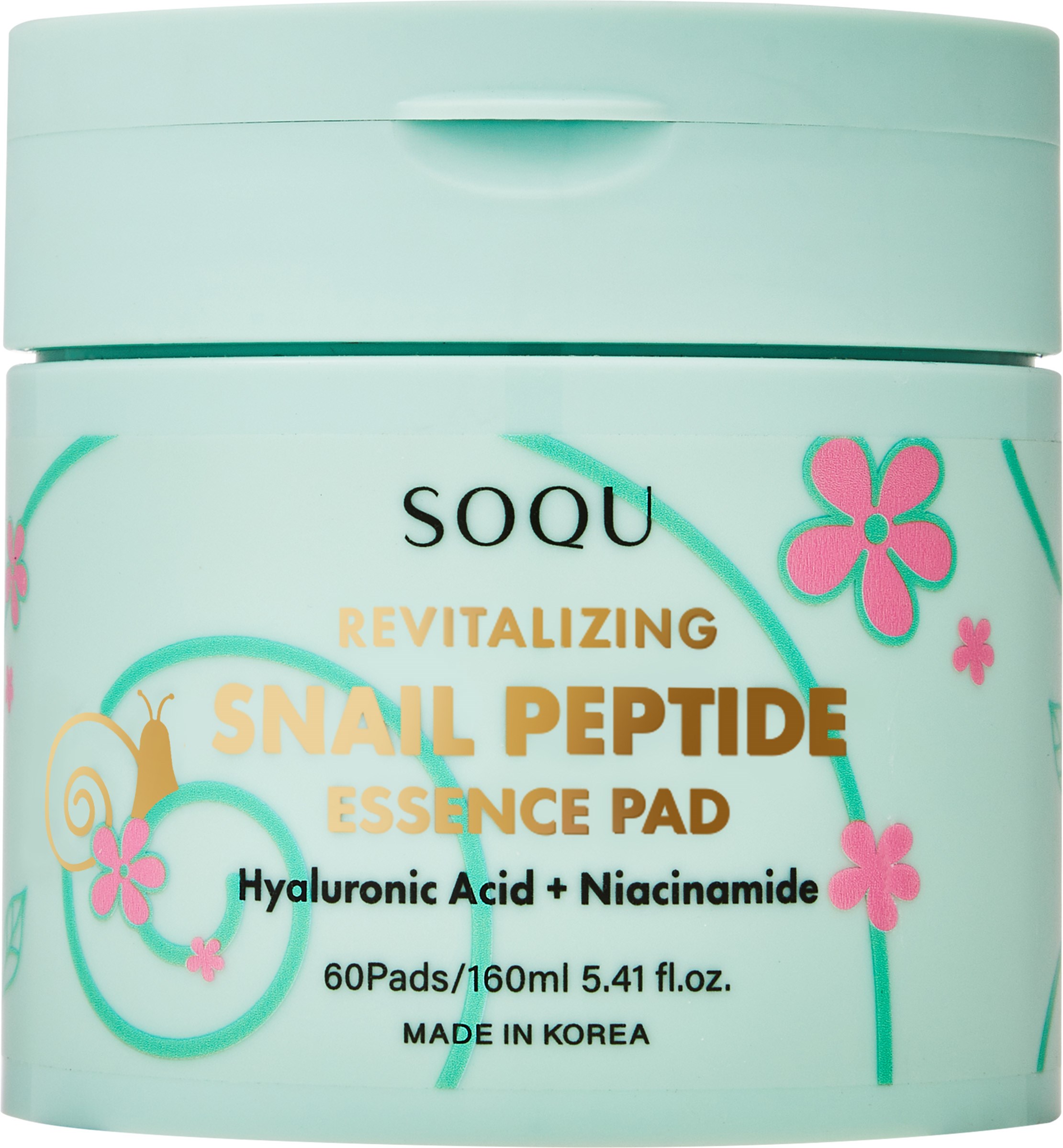 SOQU Snail Peptide Essence Pad 60pcs 60 st