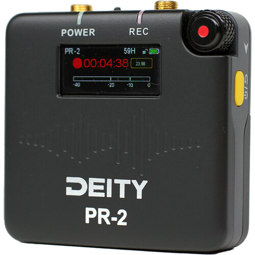 Deity PR-2 Stereo Pocket Recorder with Lavalier Mic