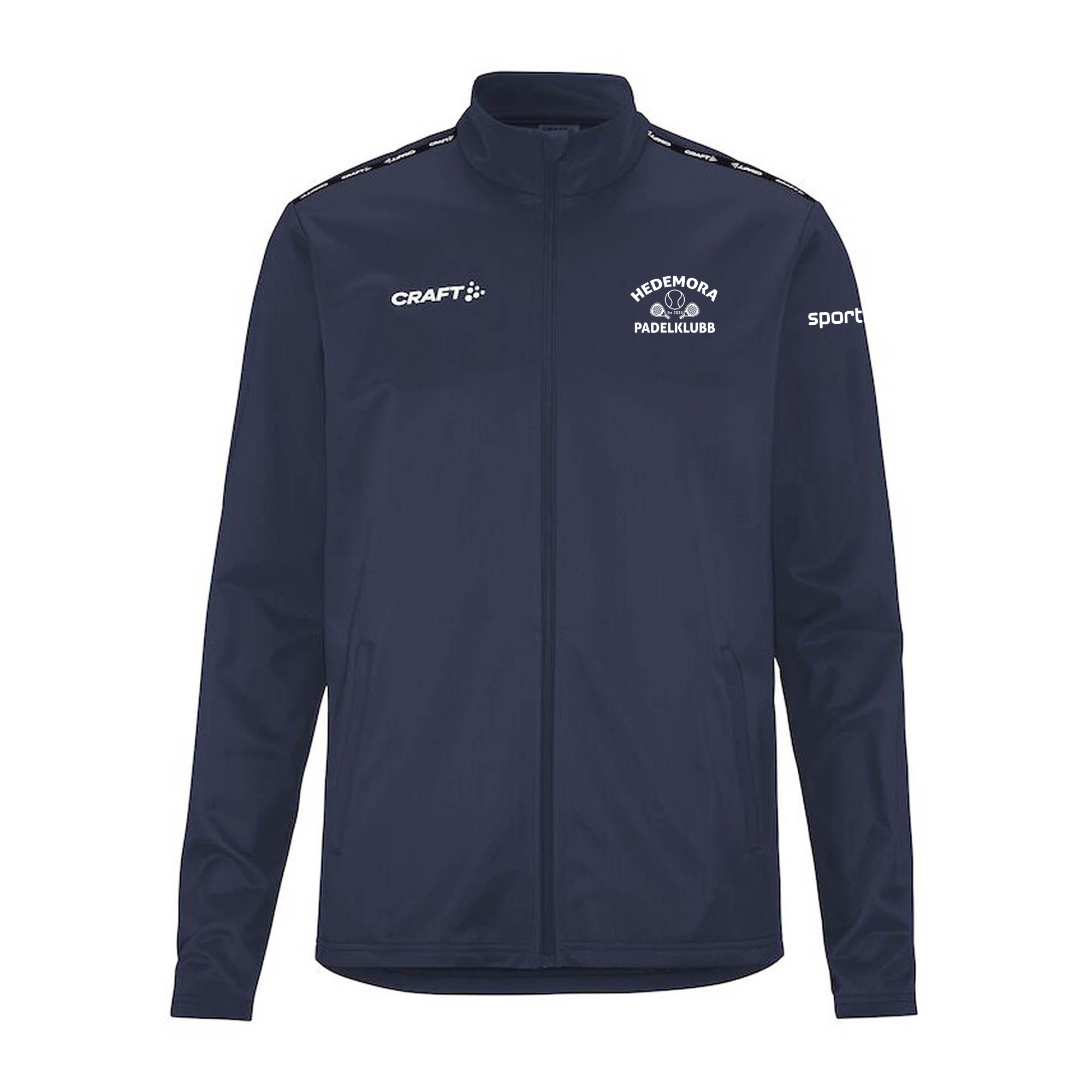 Craft Squad Go Fz Jacket Jr (Hedemora Padelklubb)