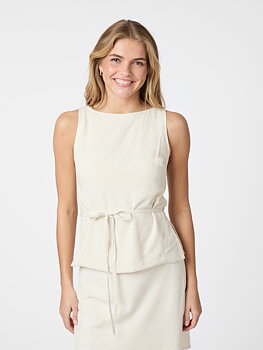 Neo Noir Nassa Linen Top