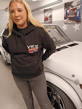 Fredrik Lindberg Dragracing 2025 Hoodie svart
