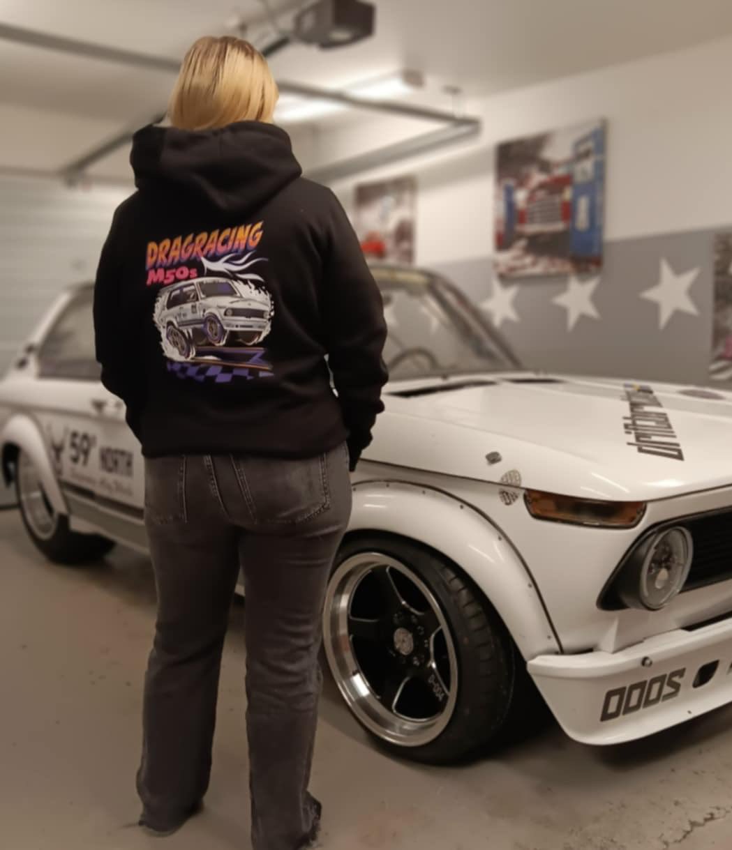 Fredrik Lindberg Dragracing 2025 Hoodie svart - 2