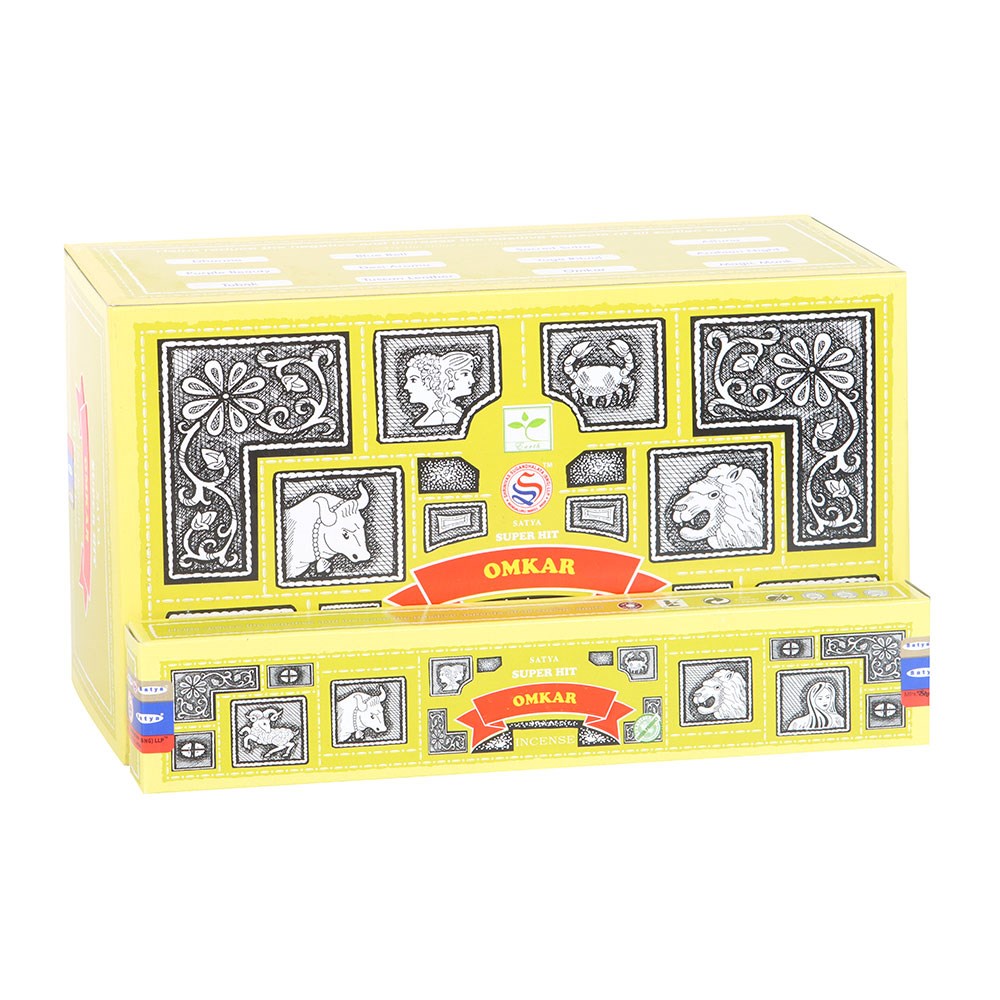 Superhit Omkar Rökelse  Pinnar ,  Satya -  15gram paket - 2