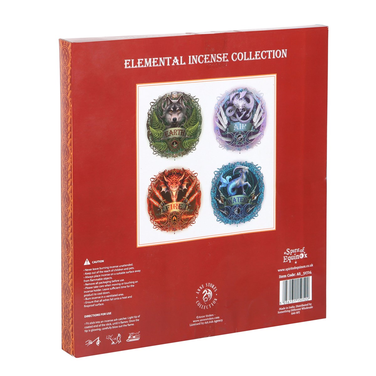 Elemental  Rökelse Packet/Set av Annes Stokes  - 4
