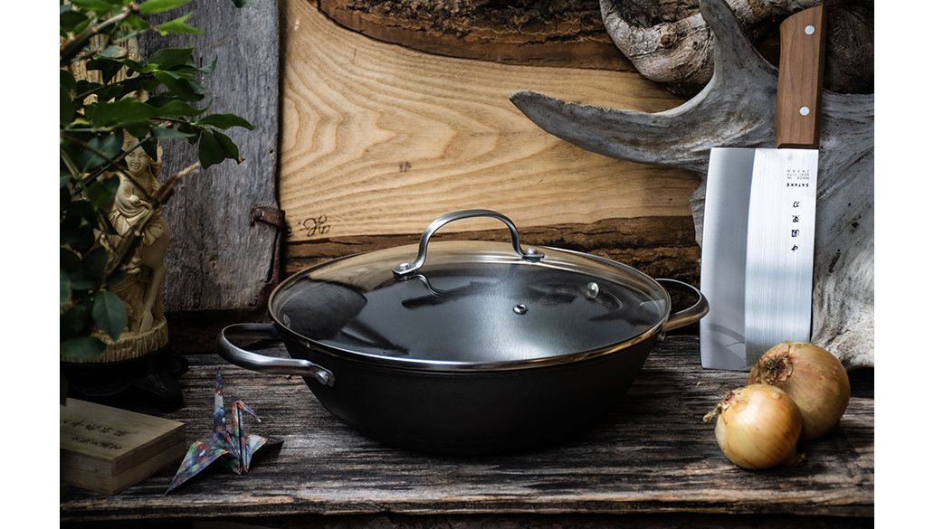 SATAKE Traktörpanna i gjutjärn 28 cm - 3