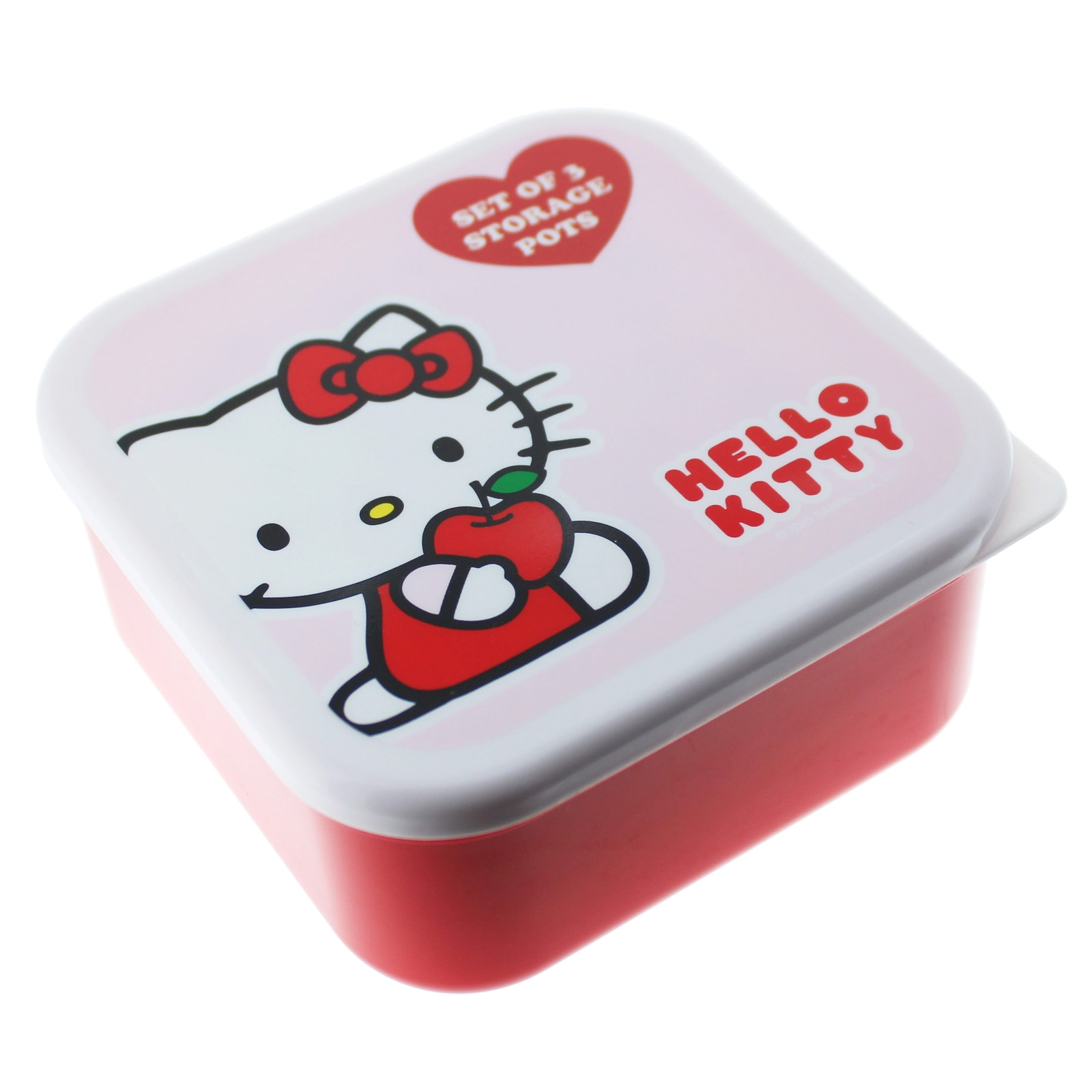 Hello Kitty 3-Pack Stapelbara Matlådor - Pretty in Pink  - 5