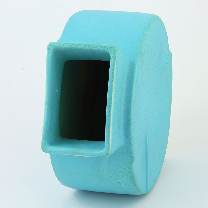 Margareta Hennix (1987) Turquoise Modern Vase 22 cm