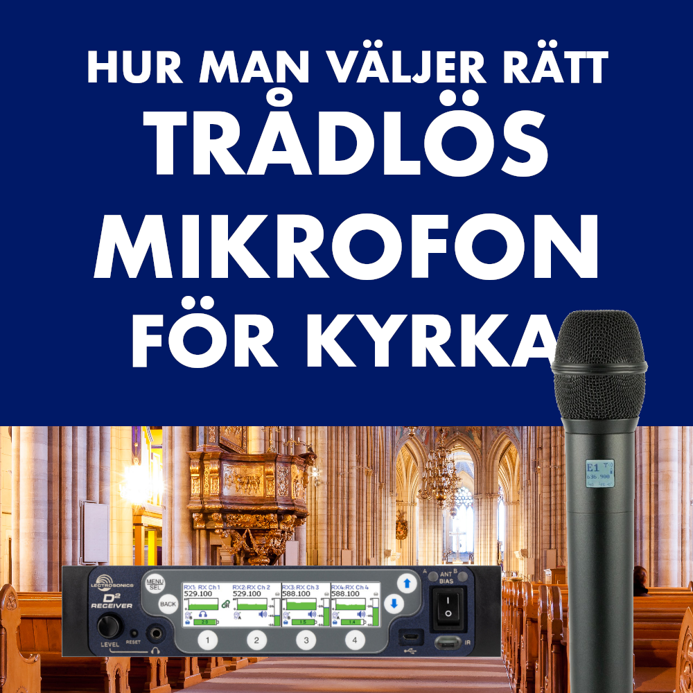 How to choose the right wireless microphone for church