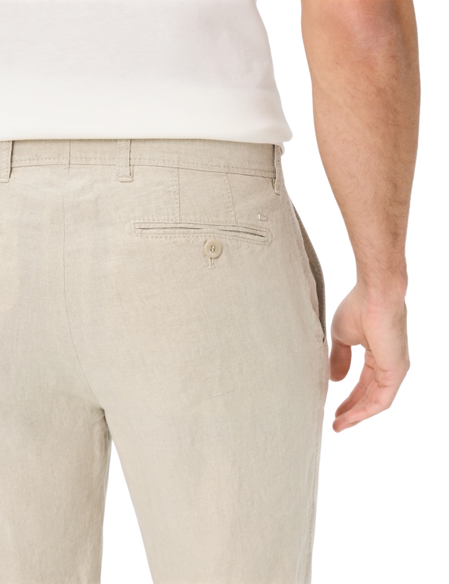 Byxa Linne  beige. Evans  från Brax - 5