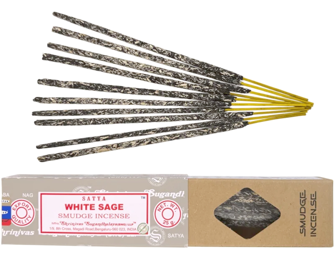 Satya Vit Salvia Rökelse Smudge sticks 25 g - 2