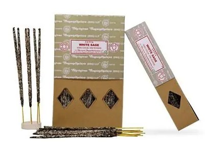 Satya Vit Salvia Rökelse Smudge sticks 25 g
