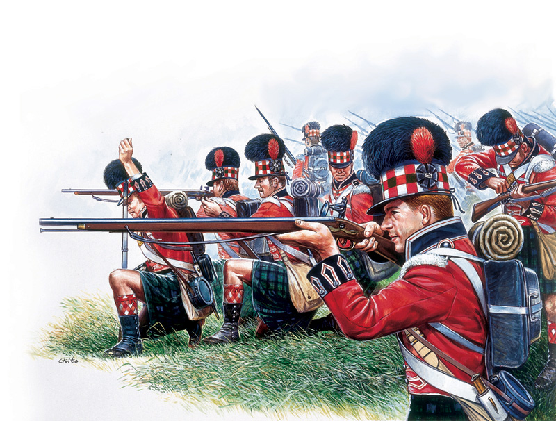 1/72 Napoleonic Wars - Highlander Infantry