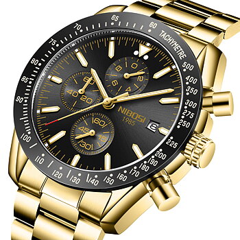 Nibosi Trackmaster Gold Black Steel