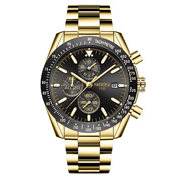 Nibosi Trackmaster Gold Black Steel