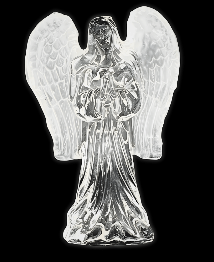 Kristallglas ängel , 14cm
