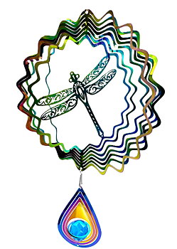 Cosmos Wind spinner - Trollslända, Regnbåg färg