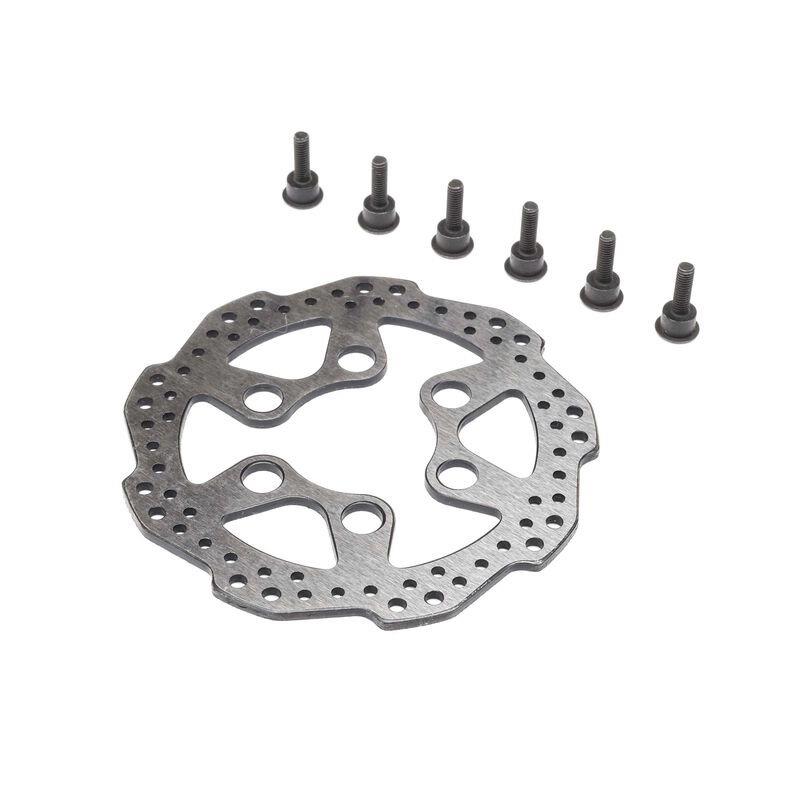 LOSI Steel Front Brake Rotor with Screws: PM-MX/SM
