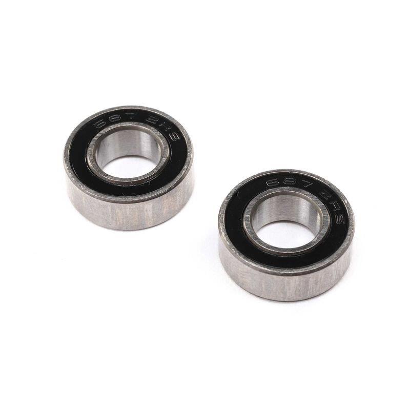 LOSI 7 x 14 x 5mm Ball Bearing, Rubber Sealed (2)