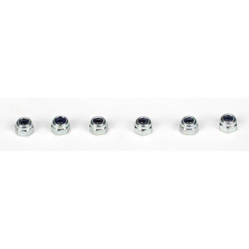 TLR Locknut, M2.5 x .45 x 5mm (6)