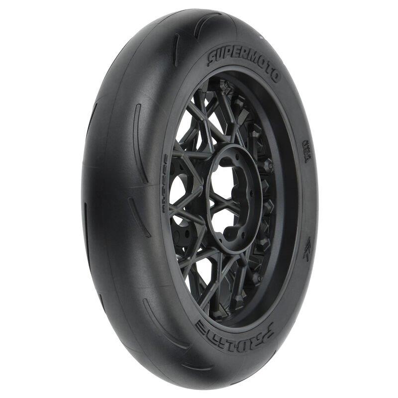 Proline 1/4 Supermoto S3 Motorcycle Front Tire MTD Black (1): PM-MX/SM