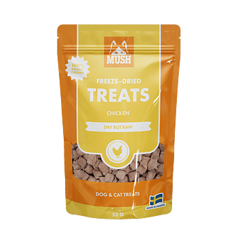 MUSH Freeze-dried Treats Kyckling 55g