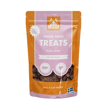 MUSH Freeze-dried Treats Grishjärta 55g