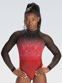 High Neck Royale Competition Leotard