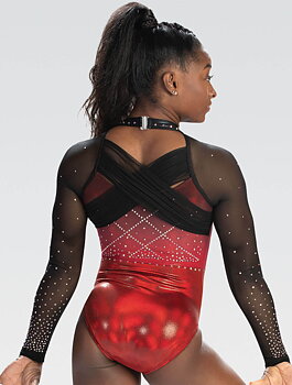 High Neck Royale Competition Leotard