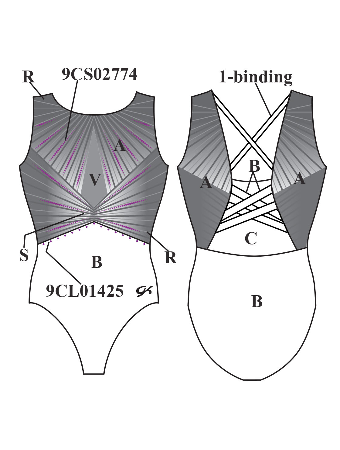 Radiant Competition Leotard - 4