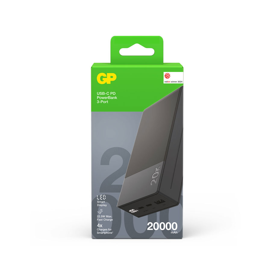 GP PowerBank M2+ 20000 mAh Grey - 5