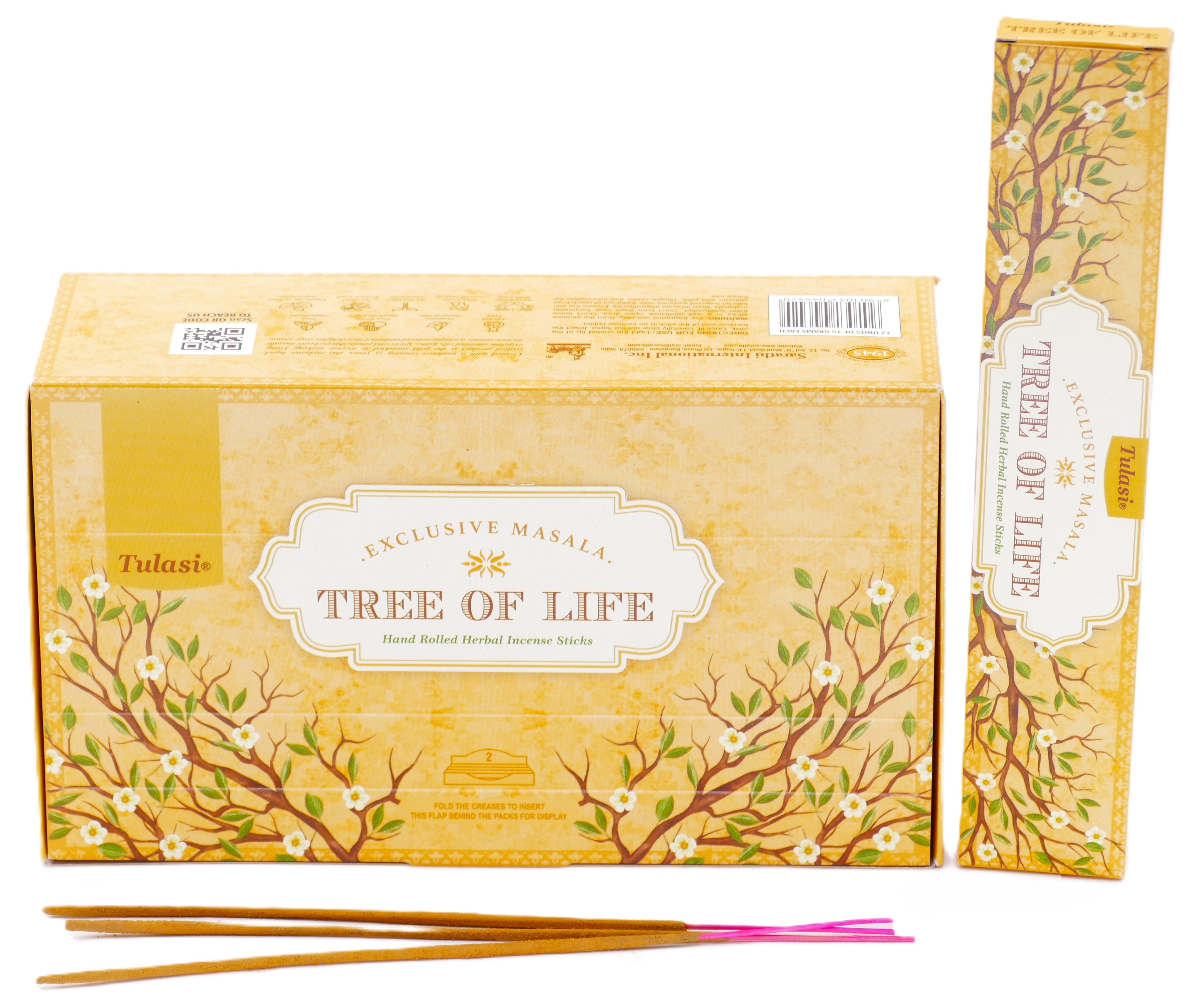 Tulasi Exclusive Tree Of life  Masala Rökelse Pinnar