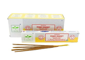 Rökelse Satya - Money Magnet - White Sage/Vanilla