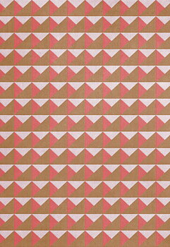 Layered Triangle Persimmon Pink